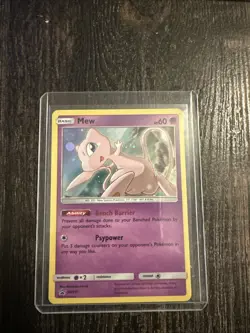 Pokemon 2019 Mew SM215 Black Star Promo Holo Card - Image 1