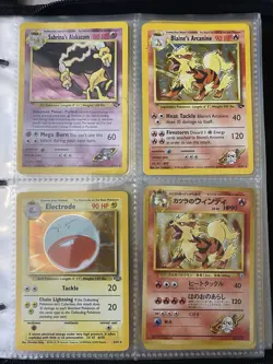 Pokemon Binder Collection Vintage 160 Cards - Image 5