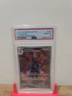 Pokemon TCG Surging Sparks Ceruledge EX Illustration Rare Card 197/191 PSA 10. - Image 2