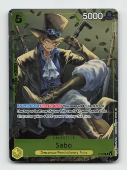 Sabo (Tin Pack Set Vol. 2) PR One Piece Promotion Cards P-073 NMFoil - Image 1