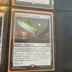 MTG Sword of Body and Mind NM Double Masters 295/332 - Image 1