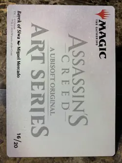 MTG TCG Assassins Creed Bayek of Siwa Art Card (Gold-Stamped Signature) 16/20 - Image 3