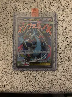 Mega Charizard X EX 023 Promo Holo Pokemon TCG Mega Evolution English Card - Image 1