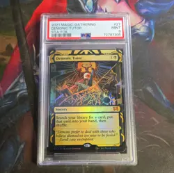 Demonic Tutor Foil Magic: Strixhaven Mystical Archive STA PSA 9 MINT - Image 1