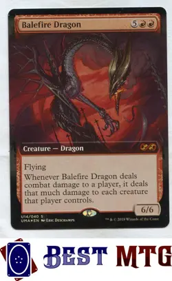 Magic The Gathering MTG Balefire Dragon u14 Foil #A Ultimate Box Topper - Image 1