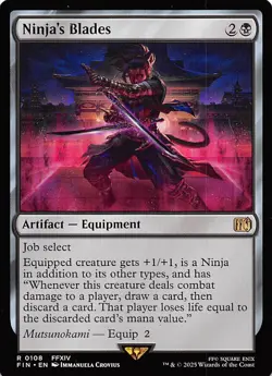 Ninja's Blades 108 Final Fantasy Magic the Gathering - Image 1