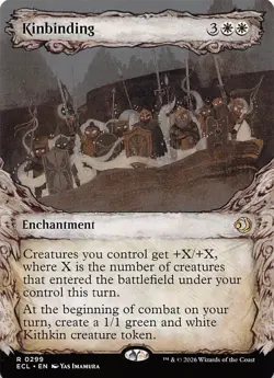 Kinbinding Showcase 299 Lorwyn Eclipsed Magic the Gathering - Image 1