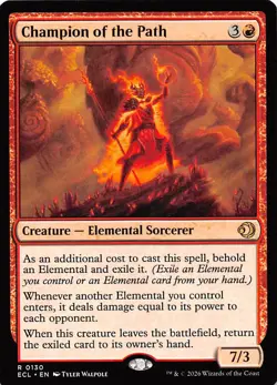 Champion of the Path 130 Lorwyn Eclipsed Magic the Gathering - Image 1