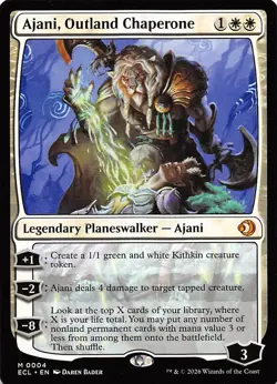 Ajani Outland Chaperone 4 Lorwyn Eclipsed Magic the Gathering - Image 1