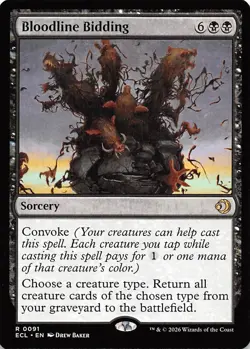 Bloodline Bidding 91 Lorwyn Eclipsed Magic the Gathering - Image 1