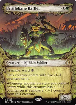 Bristlebane Battler Showcase 325 Lorwyn Eclipsed Magic the Gathering - Image 1