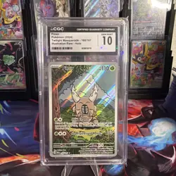 Pokemon TCG Pinsir Twilight Masquerade Holo Card Illustration CGC 10 Gem Mint - Image 1