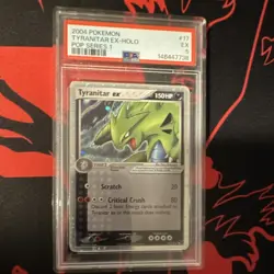 Pokemon Tyranitar ex POP Series 1 #017 Ultra Rare Holo 2004 PSA 5 - Image 1