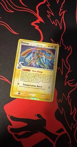 Pokemon Deoxys EX Delta Species Speed Forme Reverse Holo #6/110 LP/MP - Image 1