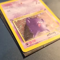 Pokemon Gengar Holo Rare 1st Edition 5/62 Fossil Spanish 80 HP - Image 3
