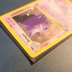 Pokemon Gengar Holo Rare 1st Edition 5/62 Fossil Spanish 80 HP - Image 4