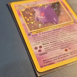 Pokemon Gengar Holo Rare 1st Edition 5/62 Fossil Spanish 80 HP - Image 5