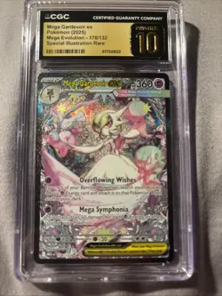 pokemon mega gardevoir ex 178/132 Pristine 10 Special Illustrations - Image 1
