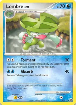 Lombre 54/132 Secret Wonders Pokemon - Image 1