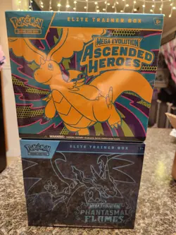 Pokemon Ascended Heroes & Phantasmal Flames ETB's. Factory Sealed. One of Each🔥 - Image 1