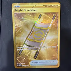 Pokemon TCG: SV08 Surging Sparks - Night Stretcher HR 251/191 - NM+ - Image 1