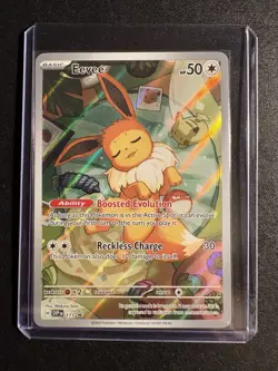 Pokemon Eevee 173 Sv: Scarlet & Violet Promo Holo Basic 50 HP 2025 - Image 1