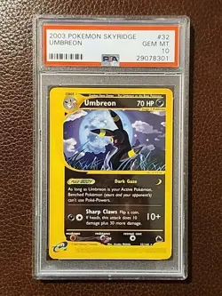 Skyridge Umbreon 32/144 *PSA 10 Gem Mint* - 2003 Pokemon - Low POP - Image 1
