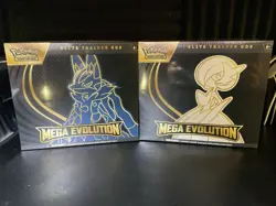 Pokemon Mega Evolution Elite Trainer Box ETB Set of 2 Factory Sealed - Image 1