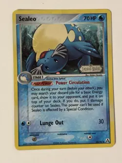 Pokemon Sealeo 43/92 Ex Legend Maker Uncommon Reverse Holo Stamped W/ Swirl - Image 1