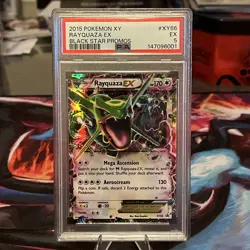 2015 POKEMON XY BLACK STAR PROMOS #XY66 RAYQUAZA EX PSA 5 - Image 1