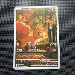 Pokemon TCG Vulpix 138/132 Illustration Rare Mega Evolutions Near Mint NM - Image 1