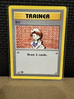 1999 Pokemon Base Set - Bill - 1st Edition Ungraded 91/102 - Image 1