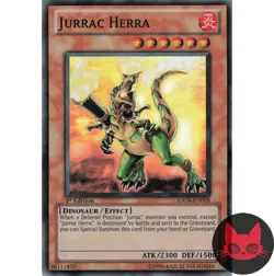Yugioh Jurrac Herra HA04-EN018 Super Rare 1st Edition NM - Image 1