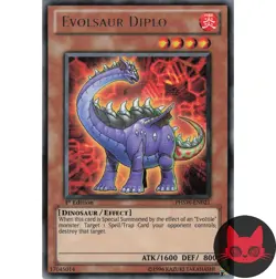 Yugioh Evolsaur Diplo PHSW-EN021 Rare 1st Edition LP - Image 1