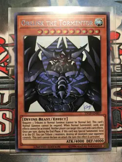 ( OBELISK THE TORMENTOR ) - Prismatic Secret Rare - TN19-EN007 - NM - Yu-Gi-Oh - Image 1