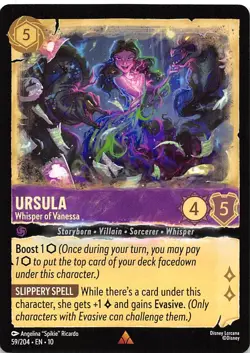Ursula Whisper of Vanessa 59/204 Whispers in the Well Disney Lorcana - Image 1