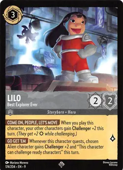 Lilo - Best Explorer Ever 174/204 Fabled Disney Lorcana - Image 1
