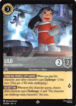 Lilo Best Explorer Ever 174/204 Fabled Disney Lorcana - Image 1