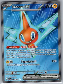 Rotom ex - 111/094 ME02: Phantasmal Flames - Pokemon Card - NM - Image 1