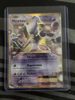 Mewtwo EX Evolutions Holo Card 52/108 NM Condition - Image 1