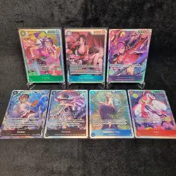 One Piece: EB03 Super Rare Card Lot X 7 English CCG - Image 1