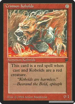 Crimson Kobolds [LEG - ] - DM [Normal] TCG MTG - Image 1