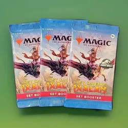 MTG Magic The Gathering, The Lost Caverns of Ixalan - Set Booster Packs (x3) - Image 1