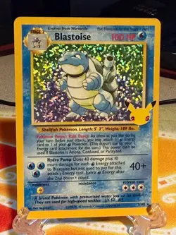 2021 Pokemon SWSH Celebrations Blastoise Classic Collection #2/102 - Image 1