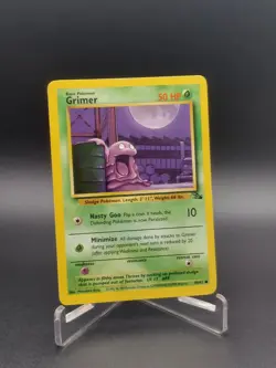 Grimer 48/62 Fossil Unlimited Pokemon TCG Card Vintage WOTC Common Mint 💎 - Image 1