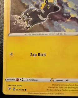 Blitzle 053/185 Common Sword & Shield: Vivid Voltage Pokemon TCG - Image 4