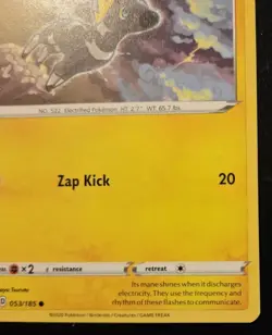 Blitzle 053/185 Common Sword & Shield: Vivid Voltage Pokemon TCG - Image 5