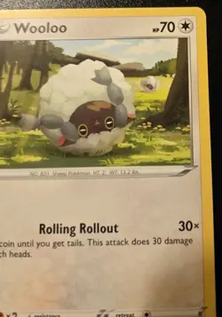Wooloo 121/159 Common Crown Zenith Pokemon TCG - Image 3