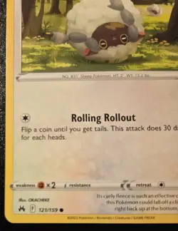 Wooloo 121/159 Common Crown Zenith Pokemon TCG - Image 4
