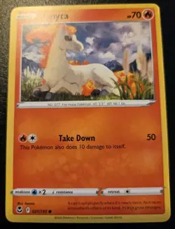 Ponyta 021/195 Common Sword & Shield: Silver Tempest Pokemon TCG - Image 1
